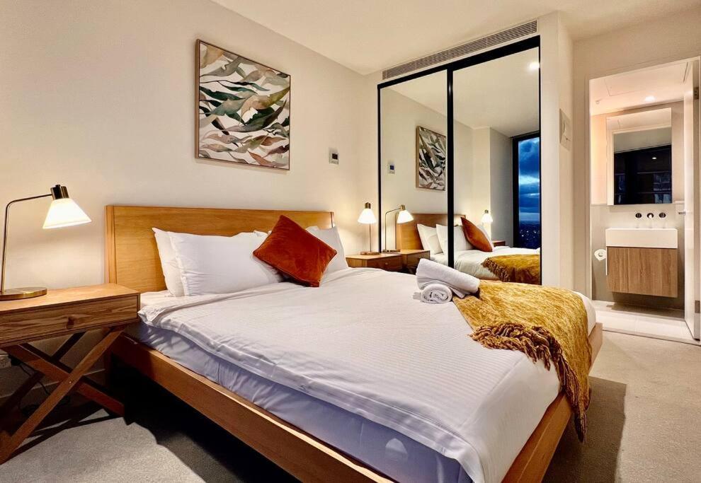 Highrise View 1King1Queen 2Baths Melbourne Exterior photo