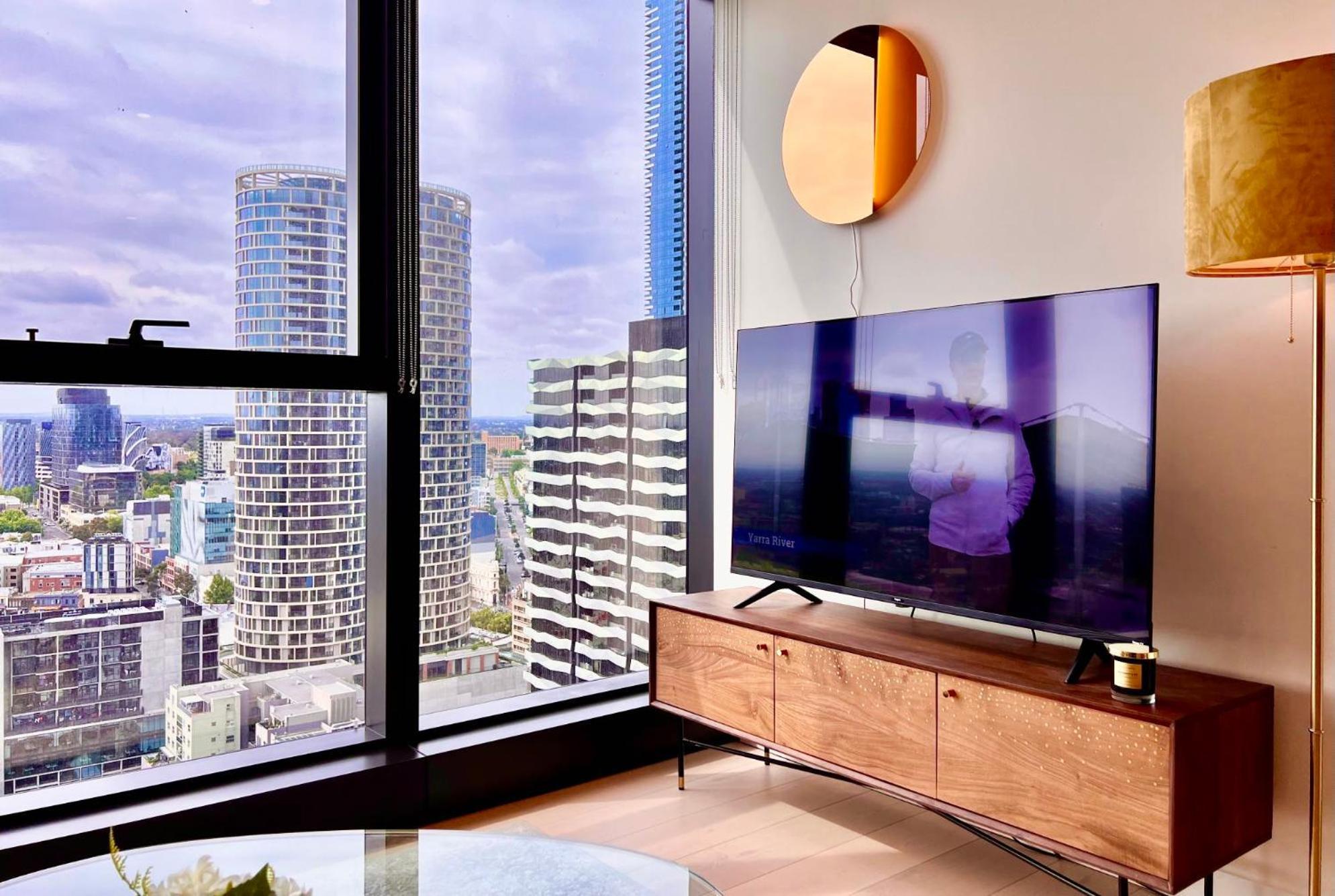 Highrise View 1King1Queen 2Baths Melbourne Exterior photo